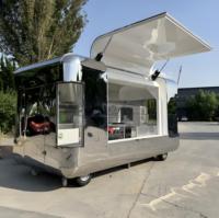 Matte Anthrazit Kapselkarosserie Hintere Dachbelüftungseinheit Weiß Geäderte Arbeitsplatte Lakeside Glamping Kaffee-Anhänger