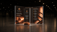 Kit d'affichage lumineux LED en PVC avec cadre en aluminium modulaire complet et personnalisé pour stand d'exposition de 3x3m