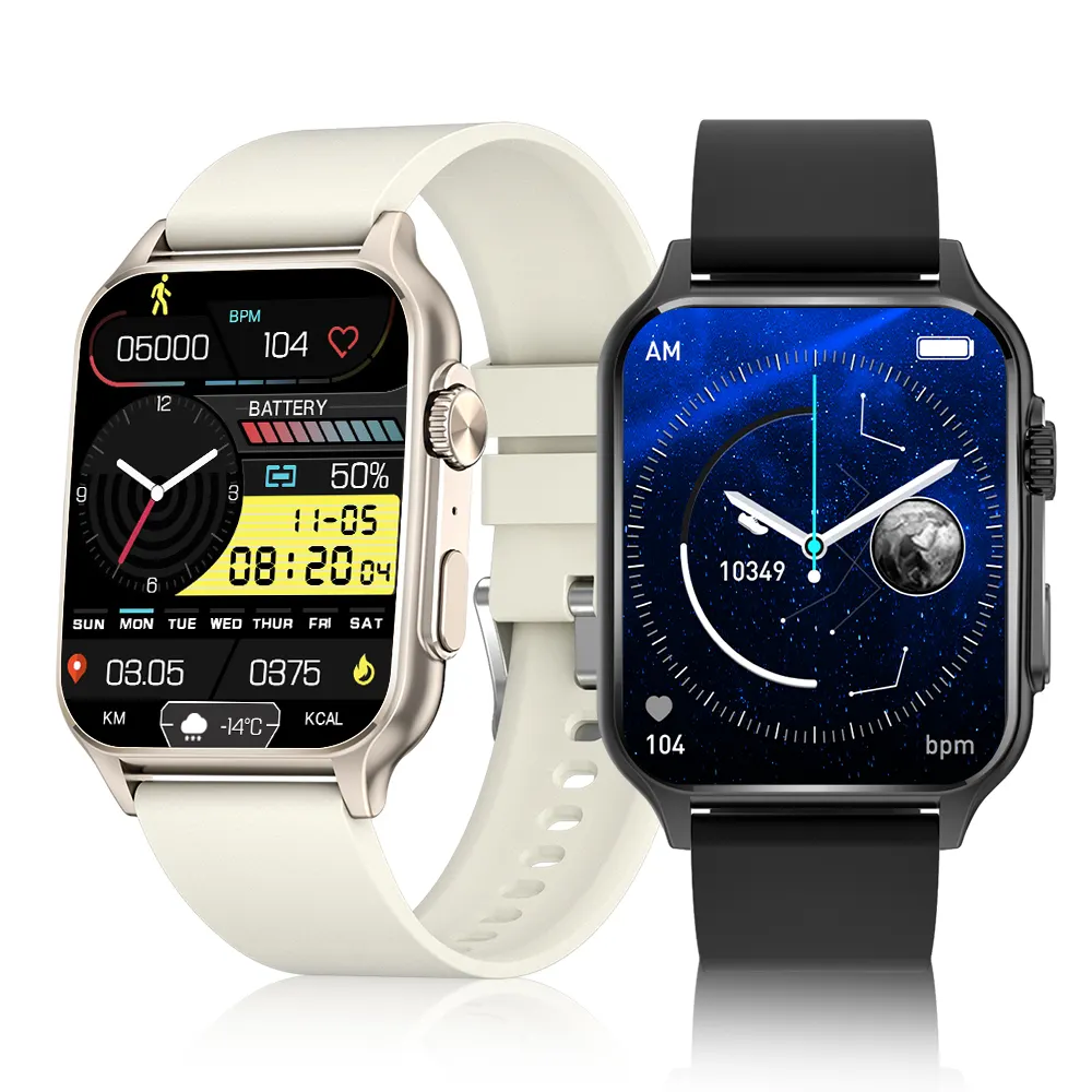 Smart Watch 2023 grande schermo 1.96 pollici telefonata a buon mercato Smartwatch N80 assistente vocale sport Reloj IP67 orologio da polso per uomo