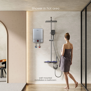 Calentador de Agua Eléctrico Instantáneo de 3s y 4500W con Tanque de Plástico para Uso Doméstico, Ahorro de Energía, Control Inteligente y <span class=keywords><strong>Temperatura</strong></span> Constante - Product Image 6