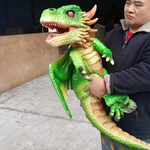 Marioneta de dinosaurio Disfraces de bebé Mono de película Disfraz de dinosaurio Trajes Fiesta <span class=keywords><strong>Jurassic</strong></span> <span class=keywords><strong>World</strong></span> Back Disfraz de dinosaurio en la espalda - Product Image 1