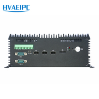 Nuevo Mini PC Industrial sin Ventilador HW-C576, Intel I3/I5/I7 Octa Core, SSD, 32GB DDR4 RAM, Doble LAN, Gráficos HD, Auto Power Watchdog