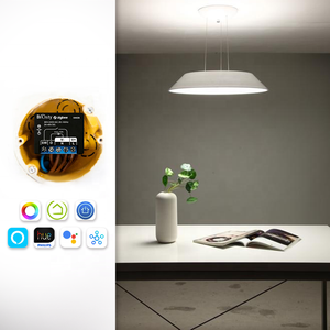 Bilihondim Boîtier numérique intelligent Zigbee 1 canal 200W DMX512 sans fil portée 30m compatible Google Assistant LED - Installation facile - Product Image 3