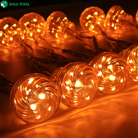 Lumières LED pour parcs d'attractions SHIJI 60mm 18LED RGBW Pixel, contrôlées par circuit intégré UCS2904, éclairage de manèges de type cabochon