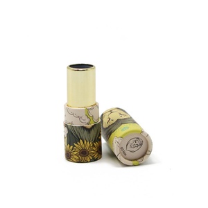 Envase Redondo de Papel Kraft Biodegradable con Sistema de Giro para Cosméticos, Empaque de Papel para Lápiz Labial, Crema Facial y Protector Solar - Product Image 5