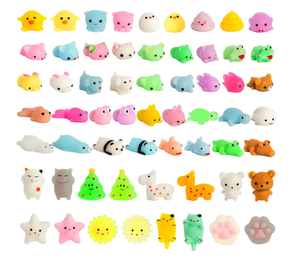 <span class=keywords><strong>Mochi</strong></span> <span class=keywords><strong>Squishy</strong></span> Toys Mini juguetes de peluche para aliviar el estrés para niños para fiesta de Navidad aula Regalo de Cumpleaños niños fiesta favores - Product Image 1