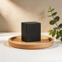 Bouteille de parfum vide carrée suspendue pour voiture, bureau, chambre, avec bouchon en bois, diffuseur d'arômes au design unique