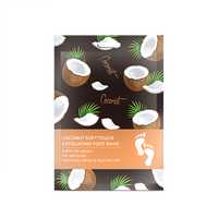 Masque hydratant pour les pieds et les rides Kami Organic, au beurre de karité et à l'huile de coco, masque exfoliant hydratant pour les pieds secs et gercés, cadeau pour hommes/femmes