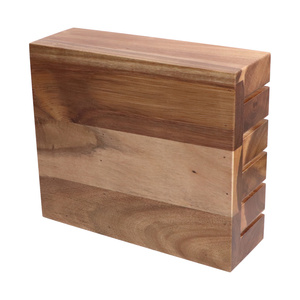 Organizzatore di coltelli in legno di Acacia inserto per <span class=keywords><strong>cassetto</strong></span> <span class=keywords><strong>portacoltelli</strong></span> set di coltelli <span class=keywords><strong>da</strong></span> 5 pezzi blocco di legno - Product Image 5
