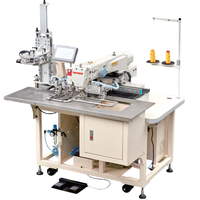 Industrielle Nähmaschine Automatische Kleine Tascheneinsetzmaschine für Jeansfabriken Uhrentascheneinsetzmaschine Kompakte Tascheneinsetzmaschine