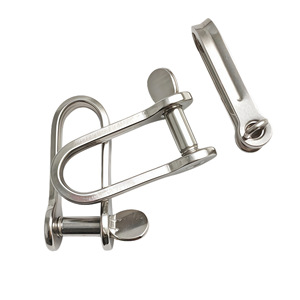 Xinghai 316 Stainless Steel D Shape Shackles M20 With Screw <b>Collar</b> <b>Pin</b> For Yacht Rigging - Product Image 3