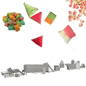 Hot Sale New Types Two-color Snacks Making Machine Bi-color Production Line