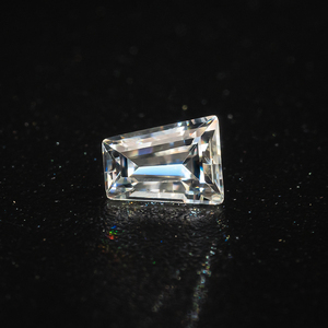 Gioielli a foglia rossa taglio trapezoidale sciolto Moissanite Diamond DEFGH Color - Product Image 2