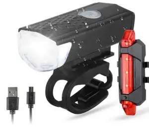 Велосипедный фонарь, задняя фара, фонарь и велосипедный фонарь, светодиодный перезаряжаемый фонарь с USB, комплект передних фар для горного велосипеда