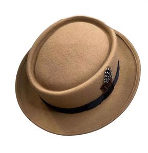 Sombreros Unisex R187 100% Lana con Logotipo Personalizado, Ala Corta, Ajustables, para las Cuatro Estaciones, para Hombres, Fiestas y Uso Casual - Product Image 5