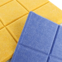 Panneau acoustique de polyester de diffuseur de bruit de feutre de ventes directes d'usine pour le salon