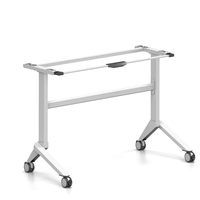 Table de conférence pour 4 à 8 personnes, table de réunion rectangulaire pliable pour salle de réunion