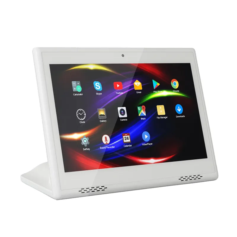 Tablet cerdas Android 10 inci Android kios Rk3288, Tablet 2 + 16Gb bentuk L dengan layar sentuh
