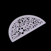 AAGU In Metallo Acciaio Al Carbonio Commercio All'ingrosso Scrapbooking Semicerchio Foglia Floreale Mestiere Macchina di Taglio Muore Decorativo Scrapbooking Die Cut