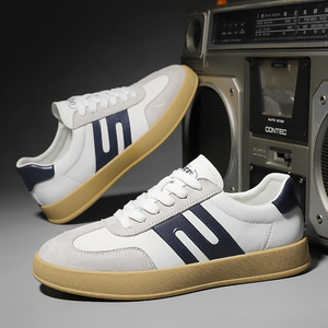 Soldes Exceptionnelles 2024 : Nouvelles Chaussures de Skateboard Blanches pour Hommes – Baskets Tendance à Lacets, Confortables pour la Marche, Personnalisables, Style Streetwear - Product Image 5