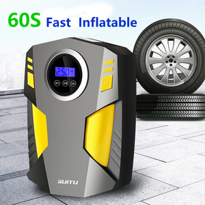 Compresseur d'Air Portable Numérique <span class=keywords><strong>12</strong></span> V CC, <span class=keywords><strong>Gonfleur</strong></span> de Pneus 150 PSI pour Voitures, Motos et Vélos - Product Image 6