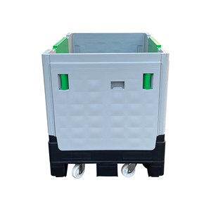 משטח פלסטיק תעשייתי מתקפל עם גלגלים לשימוש במחסן - Product Image 6