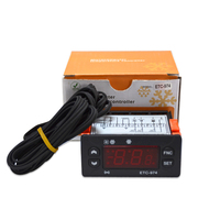 Controlador de temperatura termostato digital para refrigeración, fabricante de los dos lados