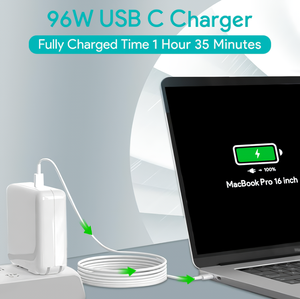 <span class=keywords><strong>Chargeur</strong></span> USB-C d'origine 96 W pour <span class=keywords><strong>Macbook</strong></span> <span class=keywords><strong>Pro</strong></span> Air 96 Watt Type C <span class=keywords><strong>Chargeur</strong></span> - Product Image 4