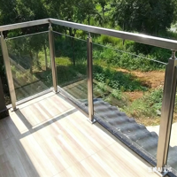 Barrières en verre tendance pour ponts et passerelles, anti-collision, à fixation au sol, pour ponts fluviaux paysagers, en stock chez le fabricant