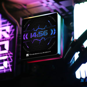 Écran LCD thermique droit GRAND VISION 360 ARGB 3.4 \ "<span class=keywords><strong>AIO</strong></span> Cooler pour PC Gaming AM5/AM4 LGA1700/1851 CPU Support DIY Video GIFs - Product Image 5