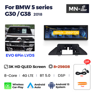 Navifly MN-L 15 inch mới nhất <span class=keywords><strong>Android</strong></span> Phụ Kiện Xe Hơi Màn hình cảm ứng cho BMW 5 Series G30 EVO hỗ trợ DVR TPMS - Product Image 2
