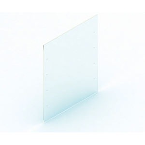 Panneau latéral en verre trempé 80x100 mm, 10 mm d'épaisseur, extra clair, pour armoires murales et autoportantes - Product Image 3