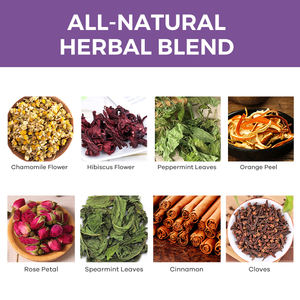 Thé biologique 100% naturel à la menthe poivrée et à la <span class=keywords><strong>camomille</strong></span>, marque privée OEM, pour le confort digestif et la relaxation - Product Image 2