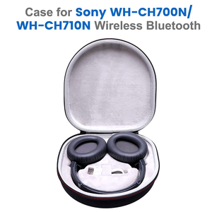 Étui rigide pour casque Sony <span class=keywords><strong>WH</strong></span>-<span class=keywords><strong>CH700N</strong></span> <span class=keywords><strong>WH</strong></span>-CH710N XB950B1, étui personnalisé en EVA pour écouteurs, sac de transport - Product Image 6