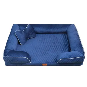 畅销宠物垫可拆卸猫床舒适猫狗沙发，带超柔软织物宠物座椅