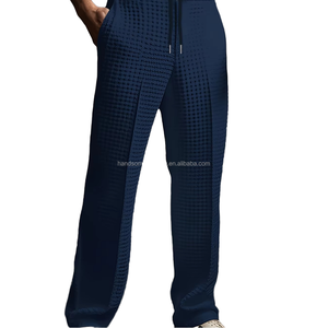 Pantalones Deportivos HANIA TRADERS Premium de Forro Polar de Poliéster para Hombre, Transpirables, de Secado Rápido, con Cordón Ajustable, Elásticos, Lisos y Teñidos, Corte Recto - Product Image 4