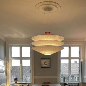 <span class=keywords><strong>Lampadario</strong></span> Sospeso a Forma di <span class=keywords><strong>Cappello</strong></span> Conico Ispirato al Design Italiano per Salotti, Hotel, B&B e Camere da Letto - Product Image 5
