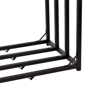Firewood Rack Storage <strong>Log</strong> Holder Outdoor Wood <strong>Stand</strong> with Roof Super Larger Firewood Rack - Product Image 5