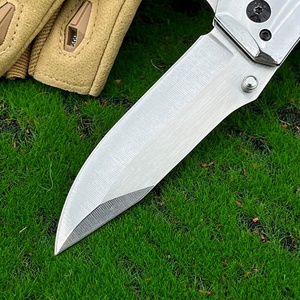Couteau pliant DA51, couteau de poche industriel EDC, outil de camping en plein air, manche en bois, couteau à légumes/fruits, fabrication OEM, lame 5Cr13Mov - Product Image 2