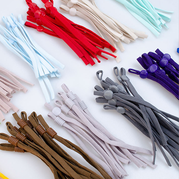 Оптовая продажа со склада эластичный шнур 5 мм, Регулировочная пряжка, эластичная петля для маскировки ушей