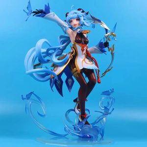 1/7 escala Raiden Shogun Keqing Ganyu Hutao Kamisato <span class=keywords><strong>Ayaka</strong></span> Shenhe figura de acción modelo Durable PVC plástico escritorio ornamento congelado - Product Image 2