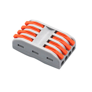 บล็อกขั้วต่อแบบกด 414 รุ่น 223B-4P ขั้วต่อสายไฟแบบเชื่อมต่อเร็ว 4 ทาง บล็อกขั้วต่อแบบขนาน - Product Image 1