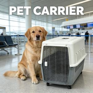 Ekstra Büyük Köpek Kafesi IATA Onaylı Ağır Hizmet Tipi Büyük Köpekler İçin Evcil Hayvan Taşıma Çantası - Product Image 4