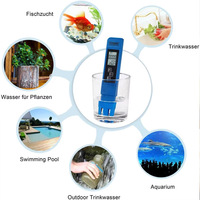 Nouveau stylo testeur TDS domestique pour l'eau potable, outil de test 3-en-1 (EC, température, TDS) avec plage de mesure 0-9999 PPM, modèle 2