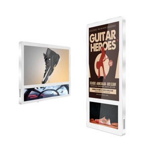 21.5 + 19 inch treo tường LCD Máy nghe nhạc quảng cáo Bảng điều chỉnh kỹ thuật số biển thang máy màn hình hiển thị - Product Image 1