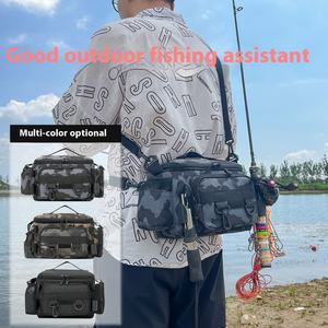 Custom Large Capacity Multi-functional Waist Bag <b>Waterproof</b> <b>Outdoor</b> Fishing Rod Bag With Gear <b>Storage</b> Fly Fishing Chest Pack - Product Image 5