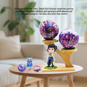 Huevos Sorpresa K-POP Demon Hunters <span class=keywords><strong>de</strong></span> 75mm al por Mayor, Mini Figuras <span class=keywords><strong>de</strong></span> Juguete para Máquinas Expendedoras y Arcades - Product Image 4