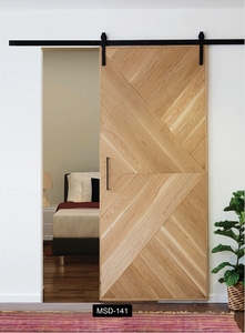 Tùy Chỉnh Hiện Đại Retro Phong Cách Công Nghiệp Rắn Gỗ N Cửa Không Thấm Nước Nội Thất Theo Dõi Cho Phòng Khách Phòng Tắm Phòng Ngủ - Product Image 5