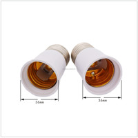 Extension de base de lampe E27 à E27 convertisseur de support de lampe 65mm adaptateur de douille de lampe ignifuge pour ampoule