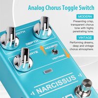 Pédale d'effet de chorus pour guitare semi-analogique JOYO R-22 NARCISSUS, plusieurs pédales de tonalité, VINTAGE MODERN, tonalité commutable, métal, 240g